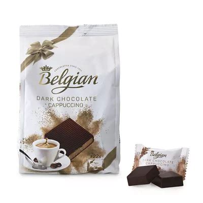 belgian dark chocolate cappuccino candy